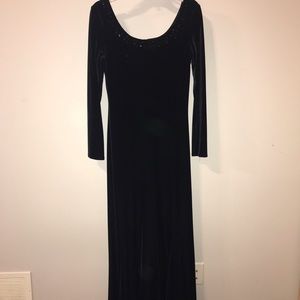 Velvet Evening Gown